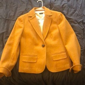 ✅Price Drop! ✅J Crew Mustard Tweed Blazer